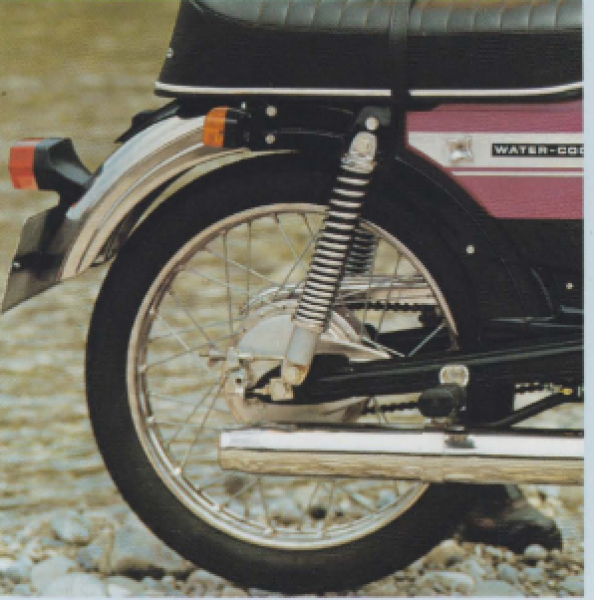 Zündapp Blinkerhalter Hinten ohne Gepäckträger 519-16.170 Typ 517 Haltebügel